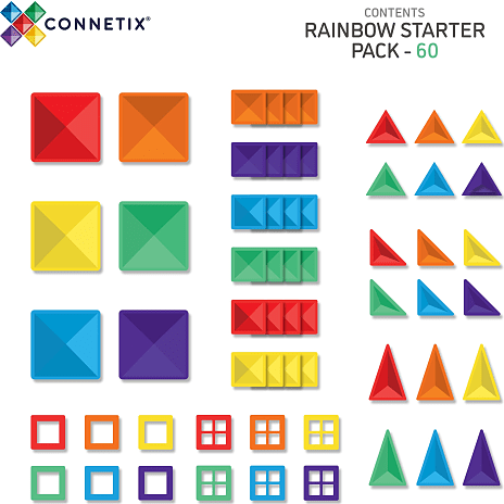 Connetix starter pack magnetsæt 60 dele