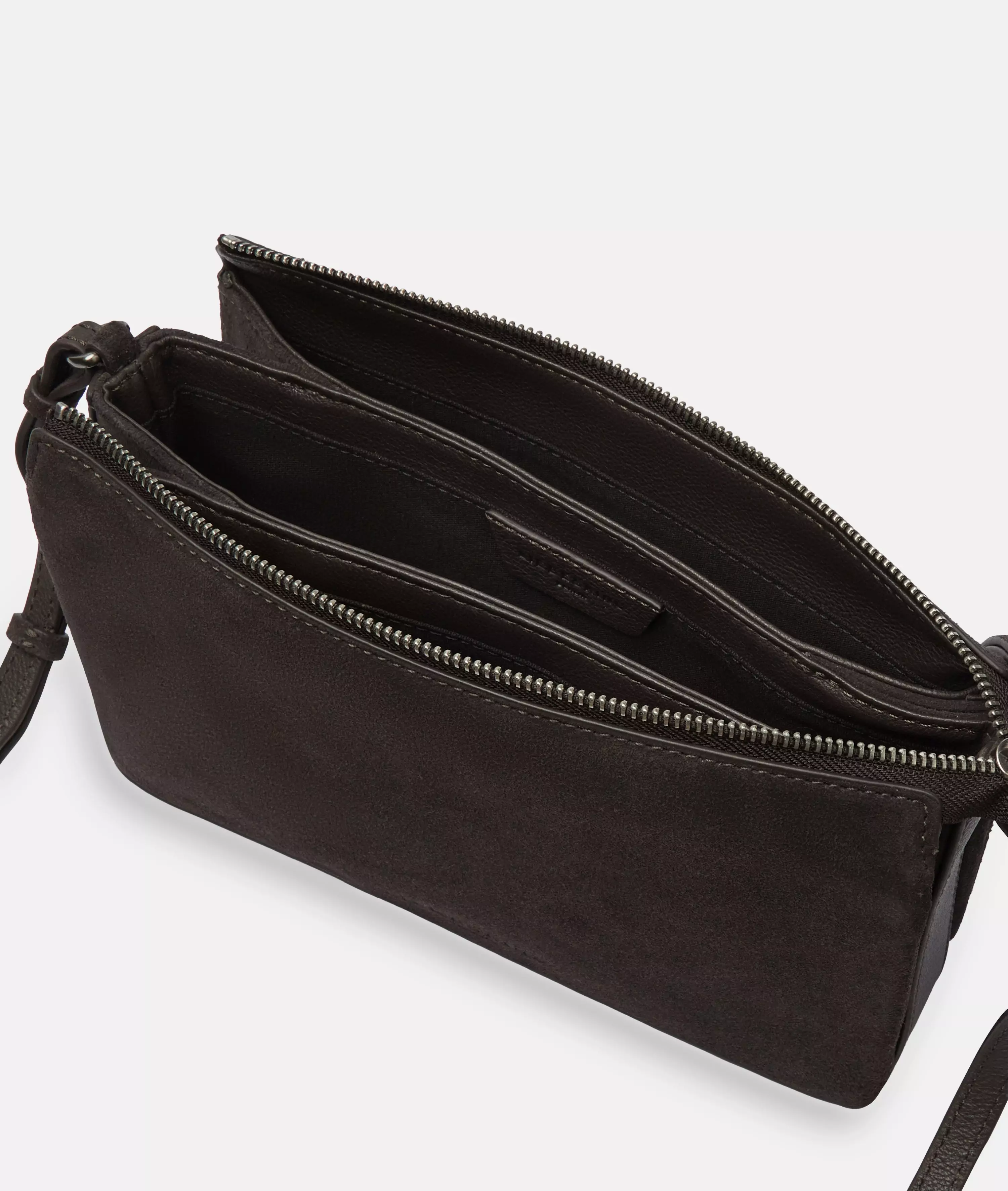 Crossbody Handy shoulder bag made from soft suede