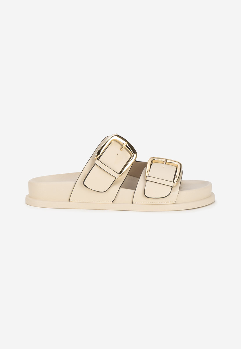 Mules femme beige Teodia