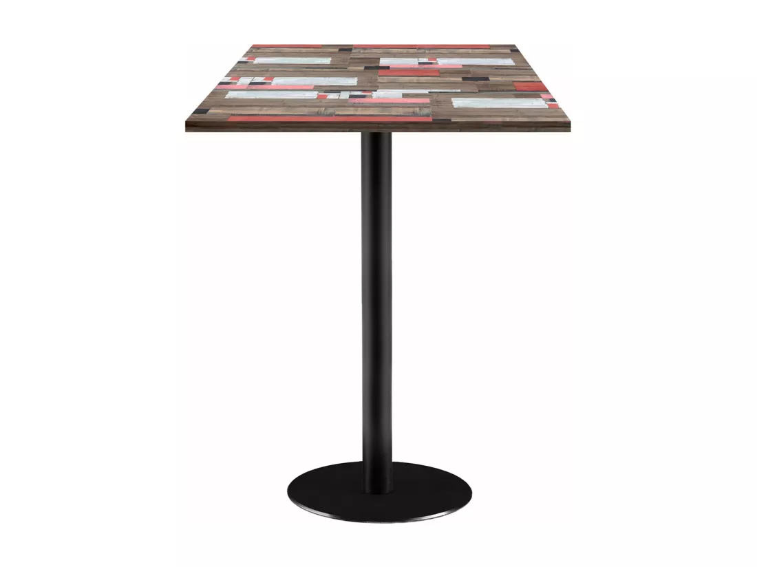 Mange-debout 60 x 60 cm - modèle Rome bois redden wood