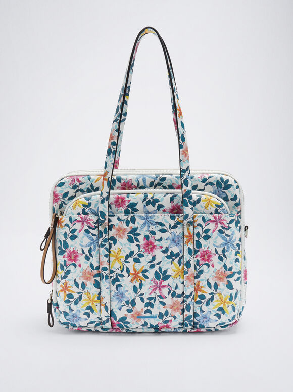Pasta para laptop estampada para laptops de 13 polegadas - Rosa