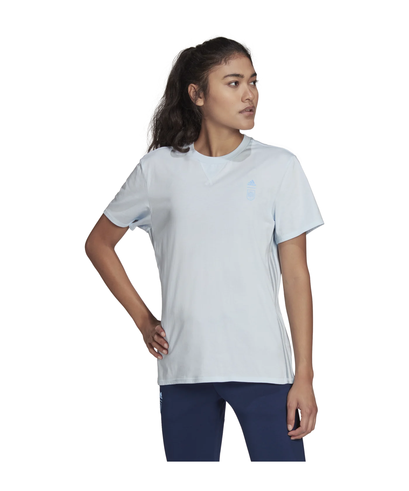 adidas Spanien Travel T-Shirt Damen Blau