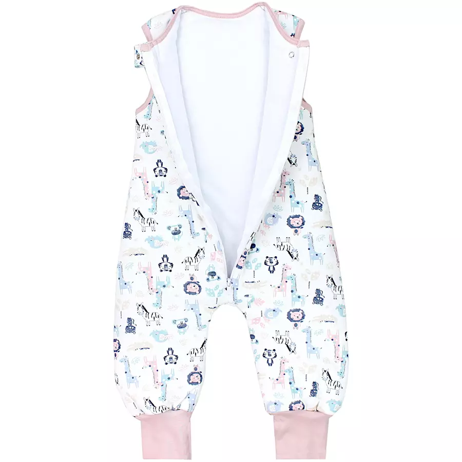 TupTam Baby  Winter Schlafsack mit Beinen 2,5 Tog rosablau