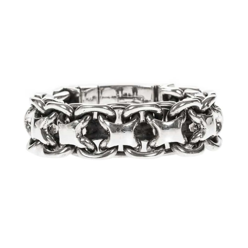 Gourmette Homme Bracelet Argent Rock Grand Modèle