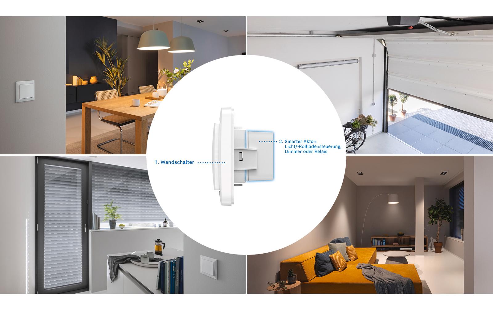 Smart Home WandschalterWandschalter für smarte Aktoren