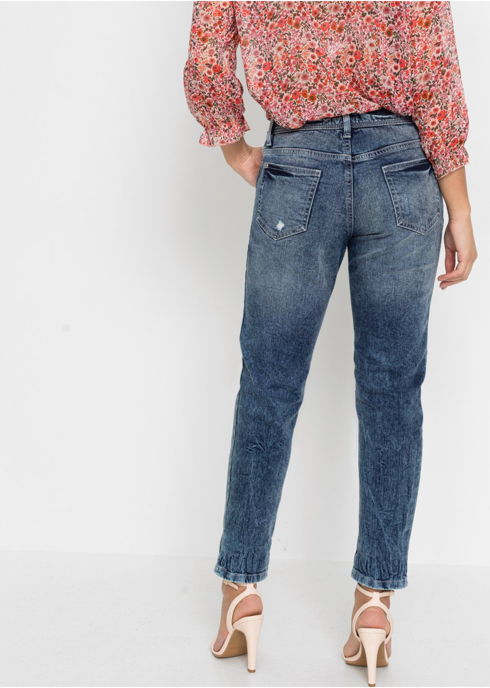 Jean Boyfriend en coton