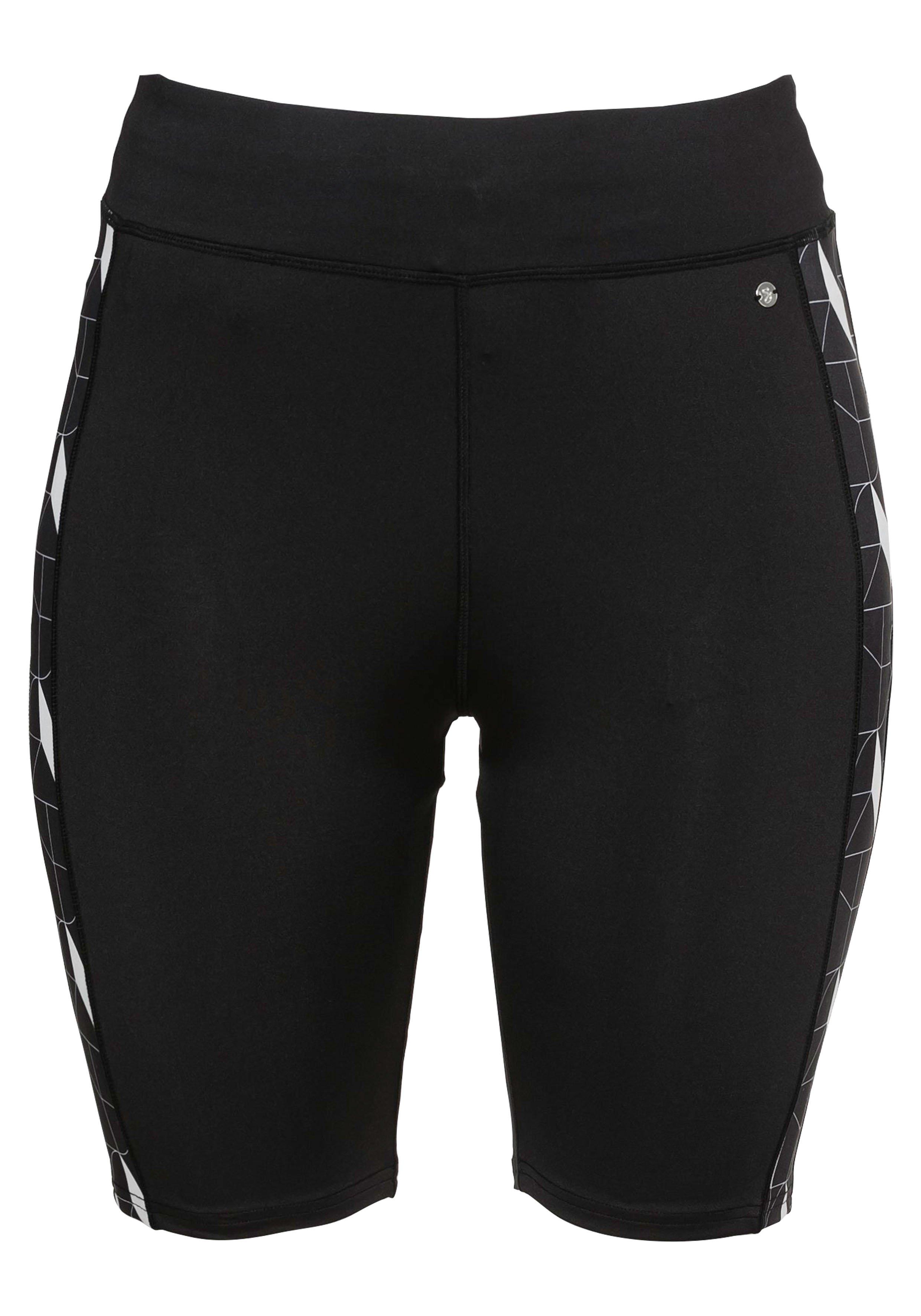 Funktions-Radlerhose mit seitlichem Muster