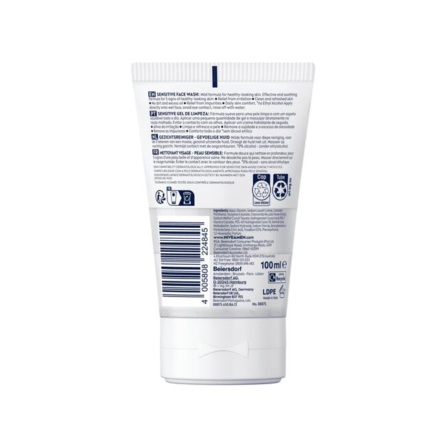 NIVEA MEN Sensitive Face Wash 100 ML