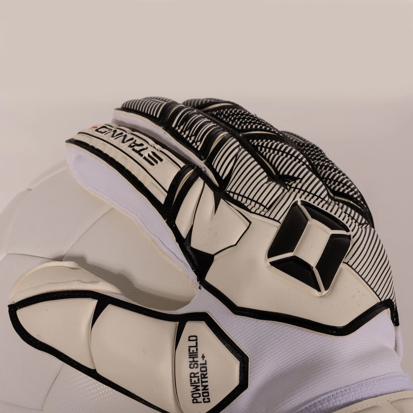 Stanno Power Shield V Keepershandschoenen Wit Zwart