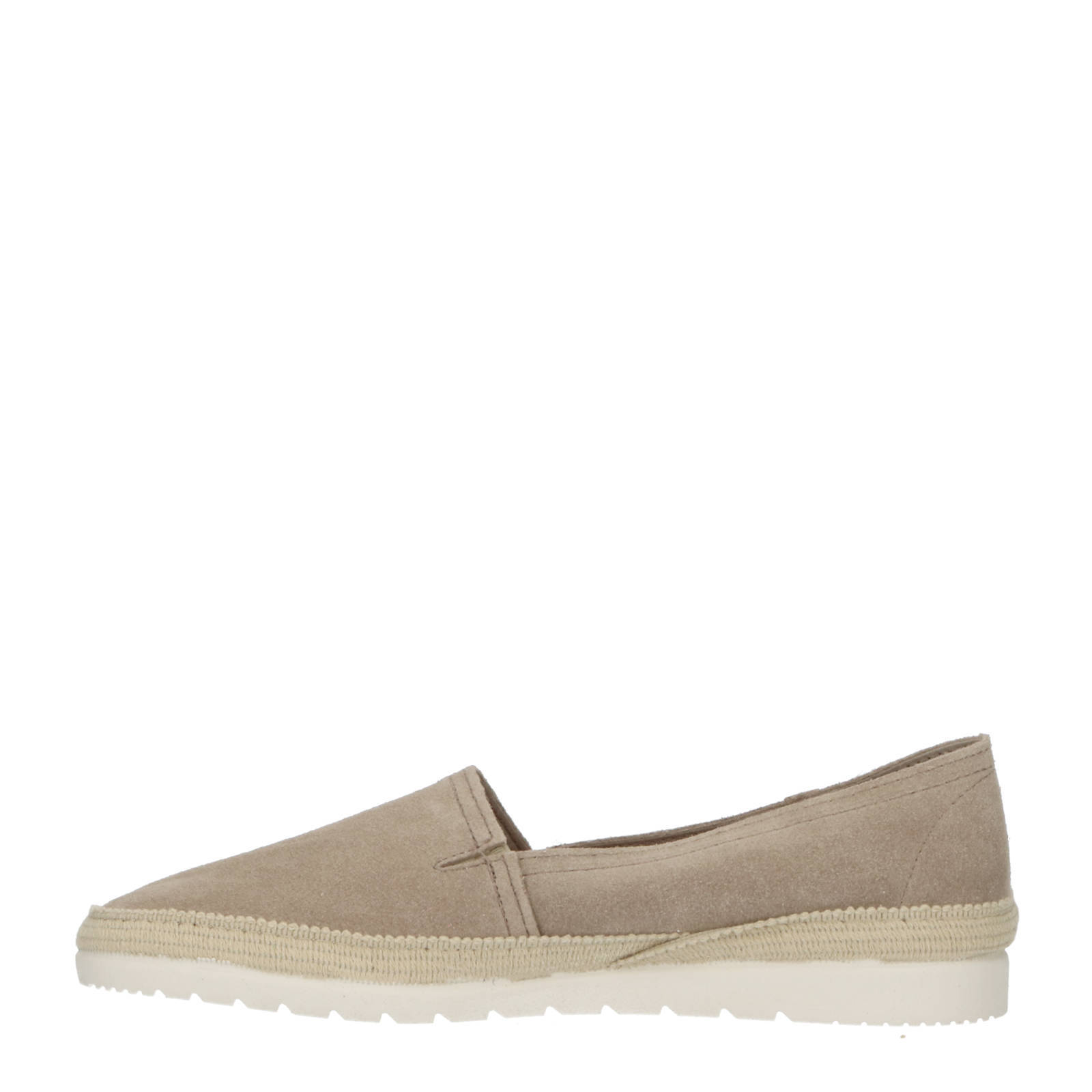 Verbenas Noa Serraje  suède espadrilles beige