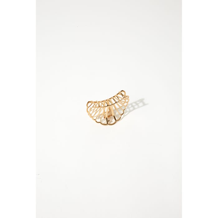Veritas-Haarspeld schelp 7x4cm
