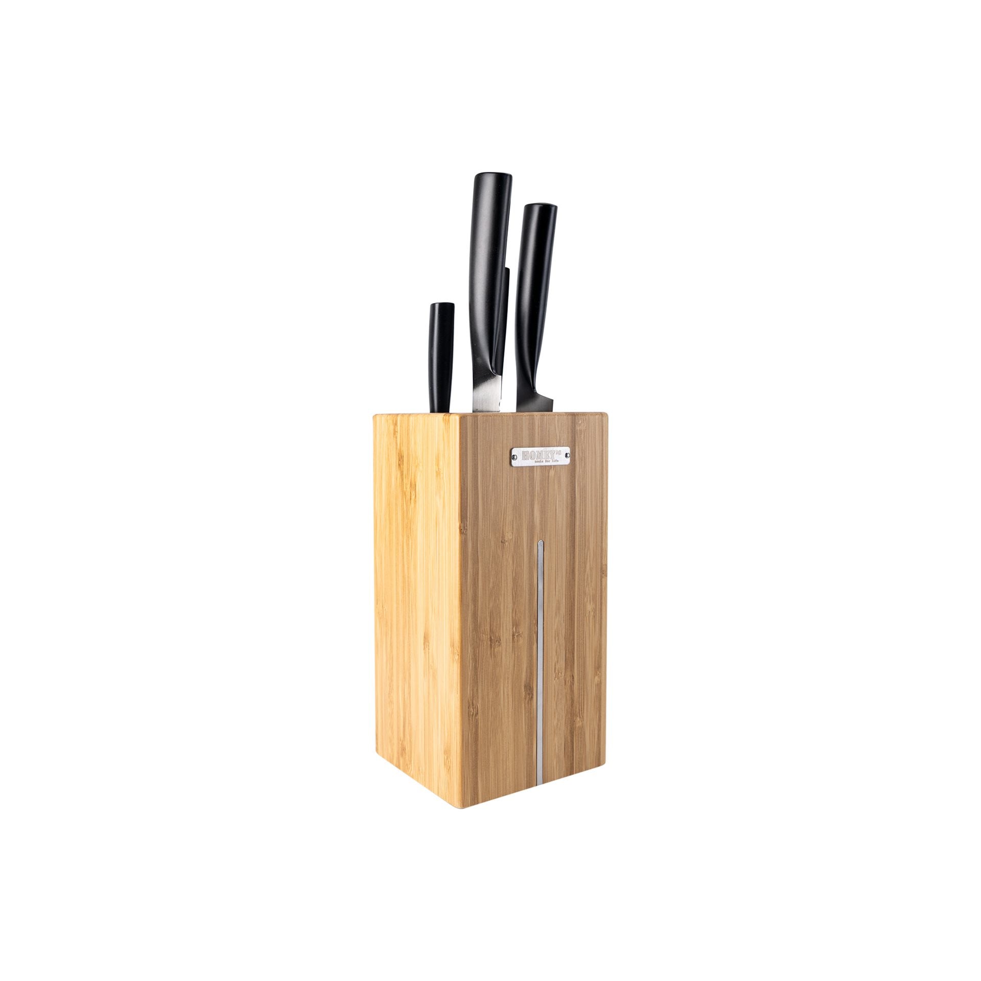Homey's Messenblok PET|Bamboe 11x11x23cm