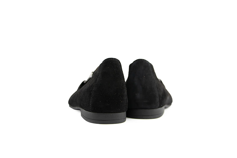 Gabor Loafer Bit Schwarz Altsilber Samtchevreau