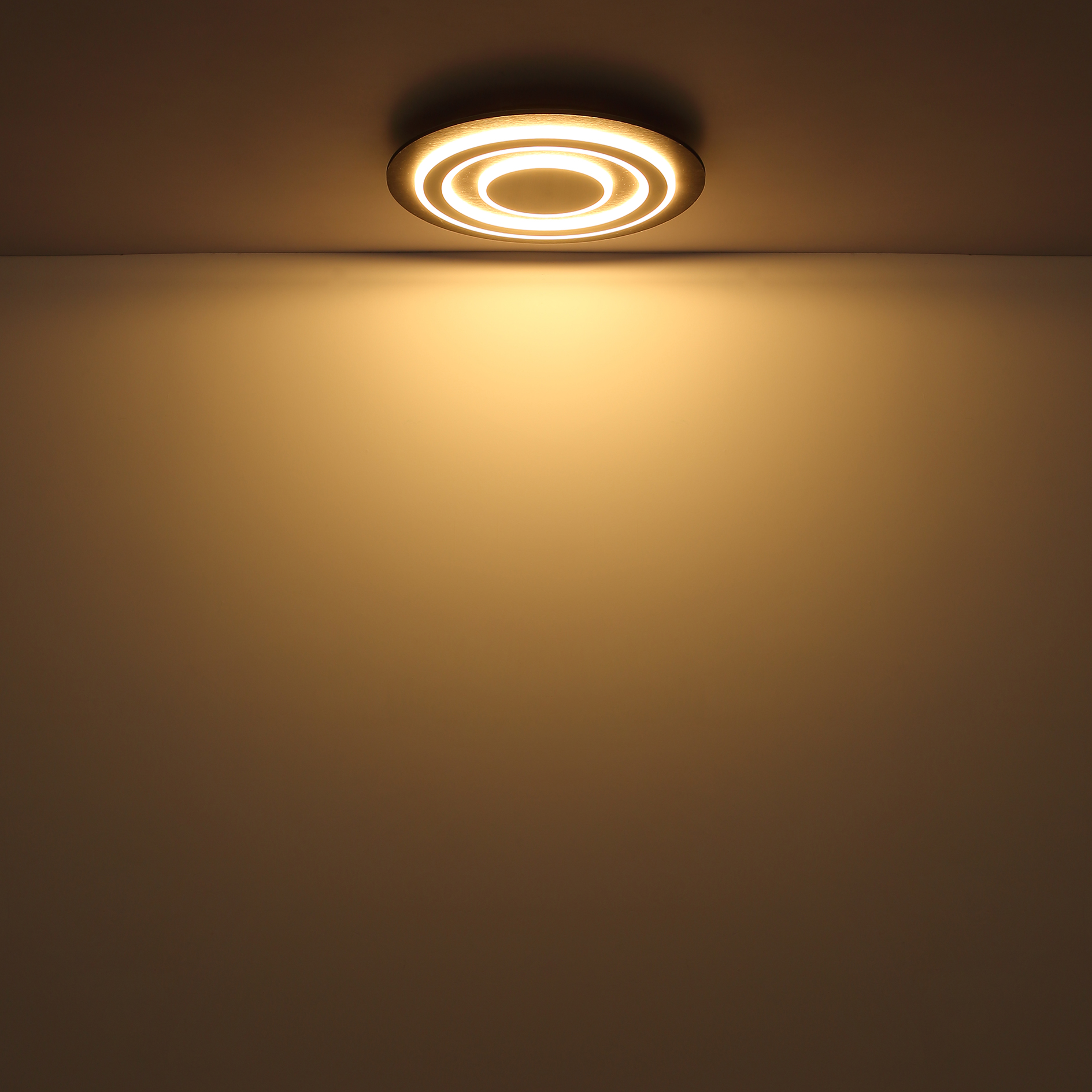 LED-Deckenleuchte - grau-anthrazit - 32 cm