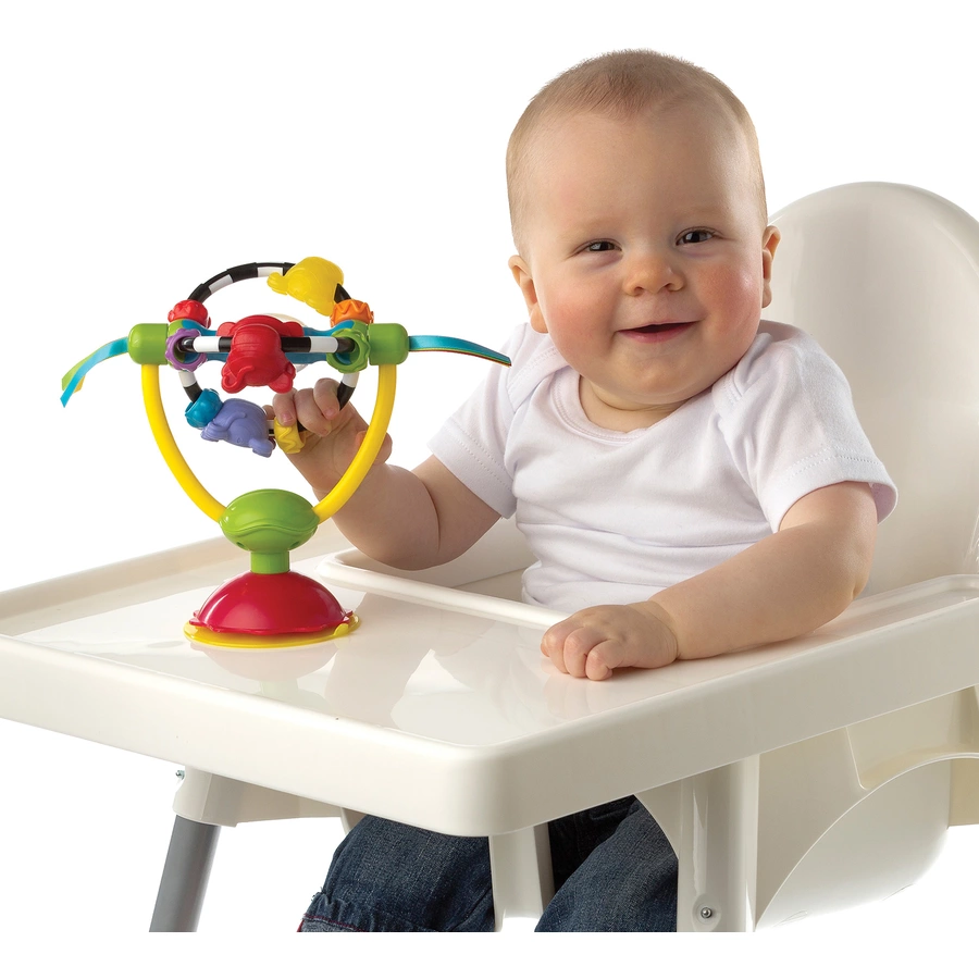 playgro Drehrassel mit Saugfuß für Tische und Hochstühle