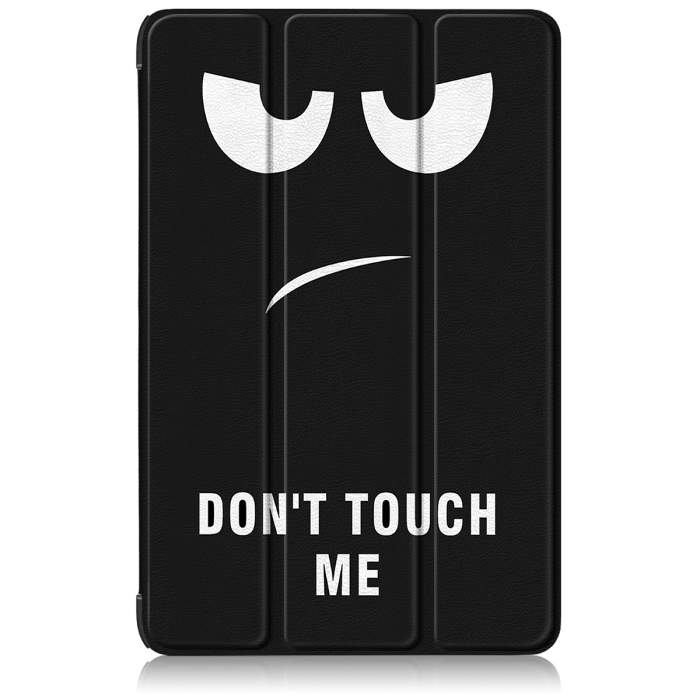 Samsung Galaxy Tab S9  Plus Leder Tasche Smart Cover Schutzhülle   S-Pen Halterung - Don't Touch Me
