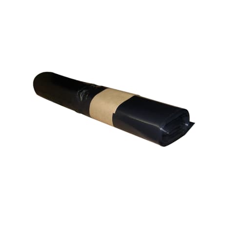 Sac plastique PE BD 50L noir 55µm sans lien
