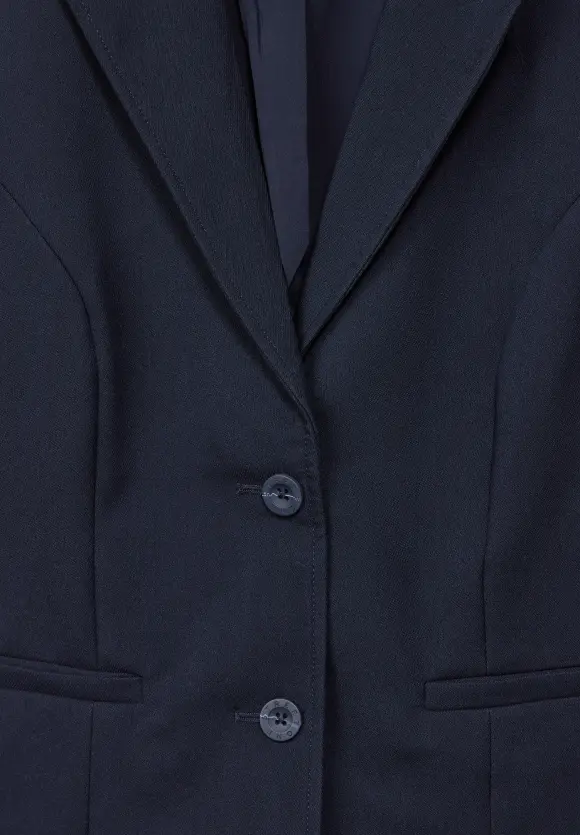 Twill Blazer - deep blue