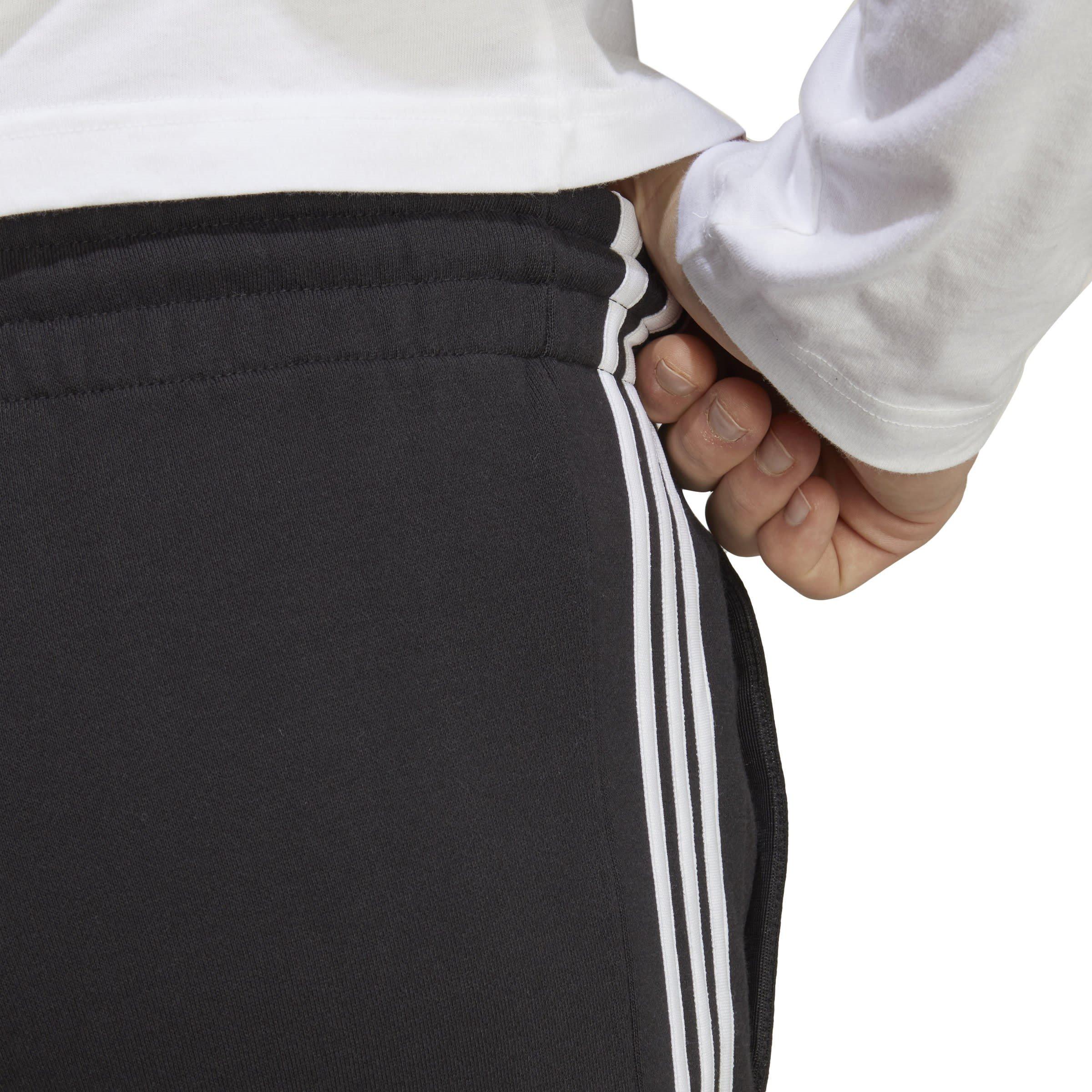 adidas Essentials 3 Stripe Fleece Shorts Mens