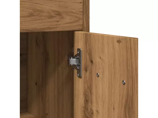 Armoire de salle de bain chêne artisanal 60x33x80 cm