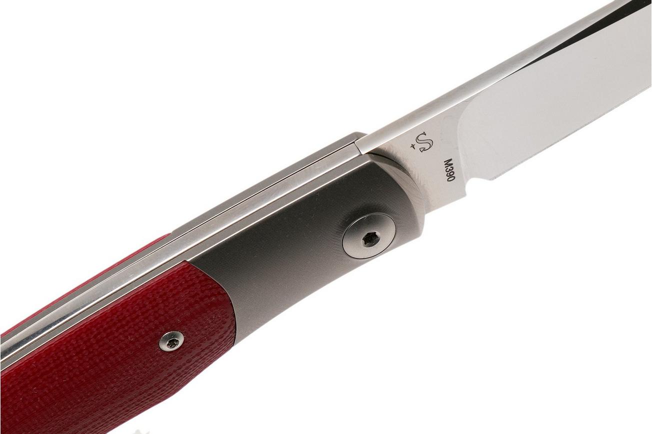 Viper Hug V5992GR Red G10 zakmes, Sacha Thiel design