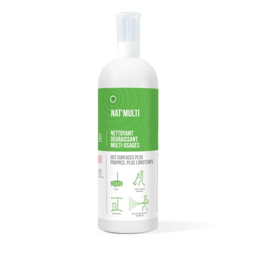 Nat'multi détergent dégraissant certifié ECOCERT flacon de 1L HTS Bio