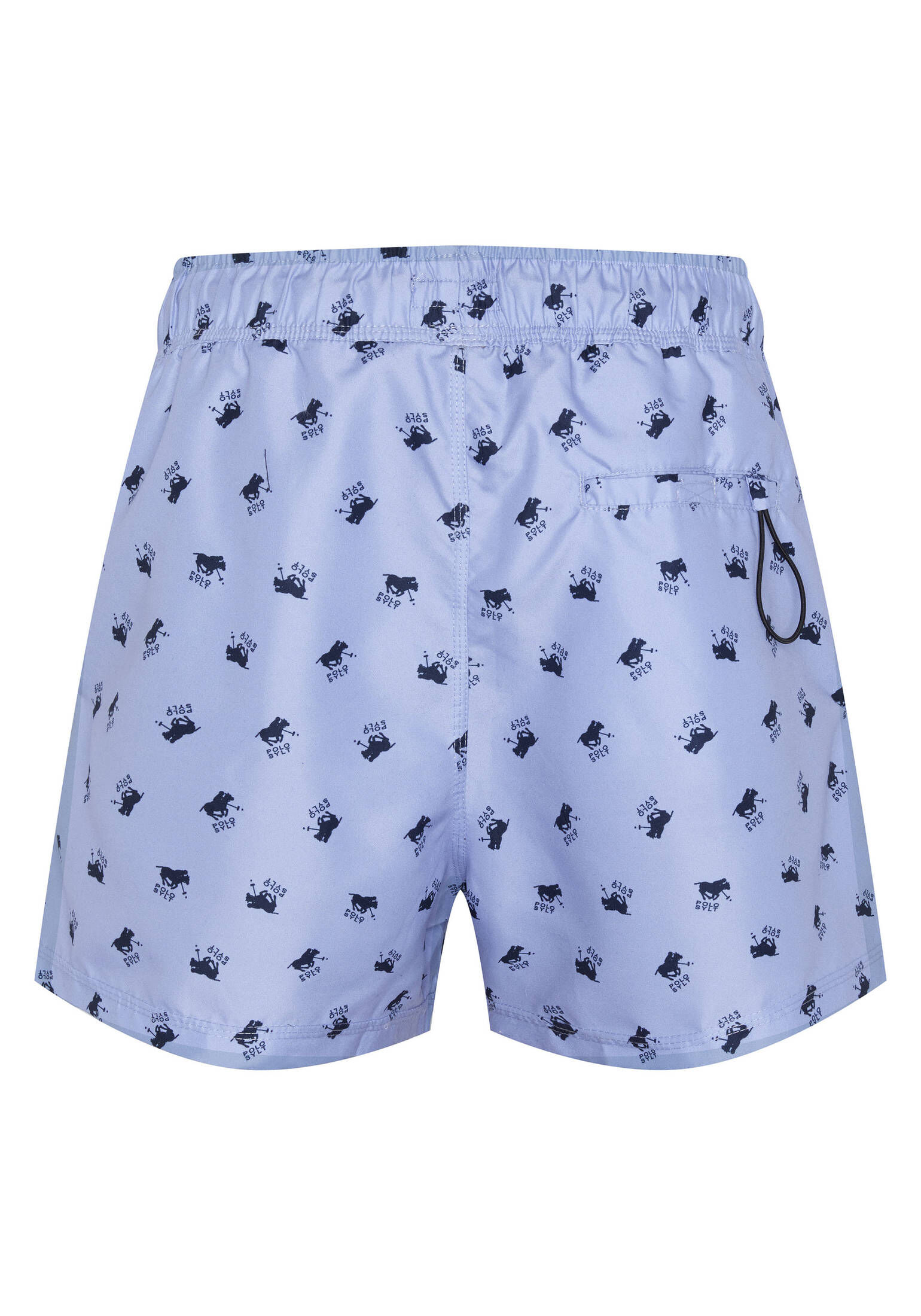 Polo Sylt| Herren Badeshorts mit Allover-Logo-Druck