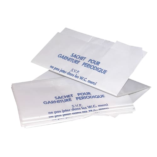 Sachets papier hygiène périodique Tapiero