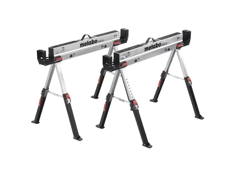 Metabo MAB 82, Støttede stilladser, Stål, 590 kg, Sort, Metallic, Indendørs/udendørs, 980 mm