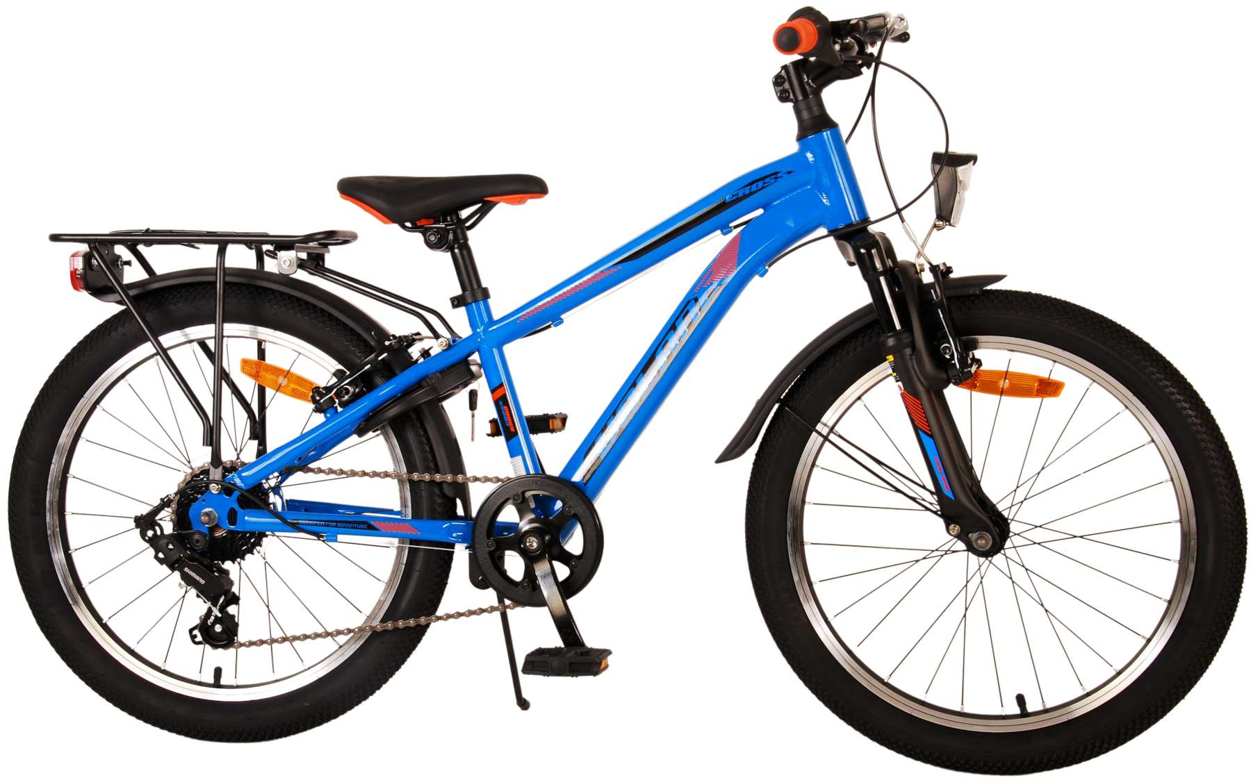 TPFSports Cross Kinderfahrrad - Jungen - 20 Zoll - Rücktritt + Handbremse - 6 Gänge - Silber