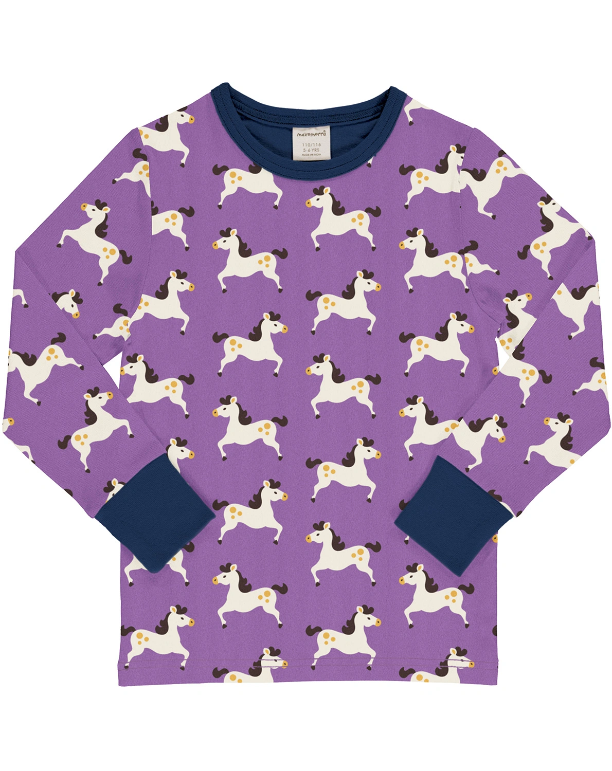 Langarmshirt HORSE in lila