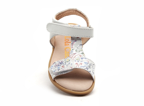Lola  canales nu pieds enfant 4210 blanc