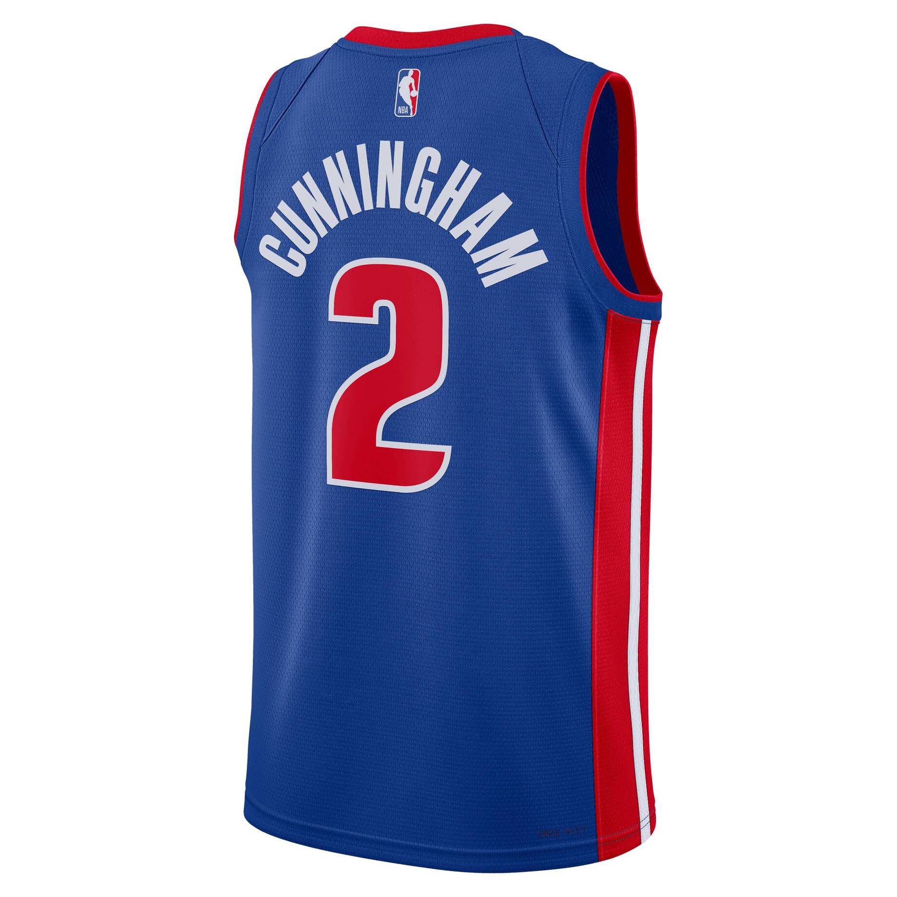 Nike| Herren Basketballtrikot NBA DETROIT PISTONS CUNNINGHAM CADE ICON EDITION