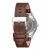 Nixon Sentry Solar Leather Navy Sunray / Silver A1347-5091