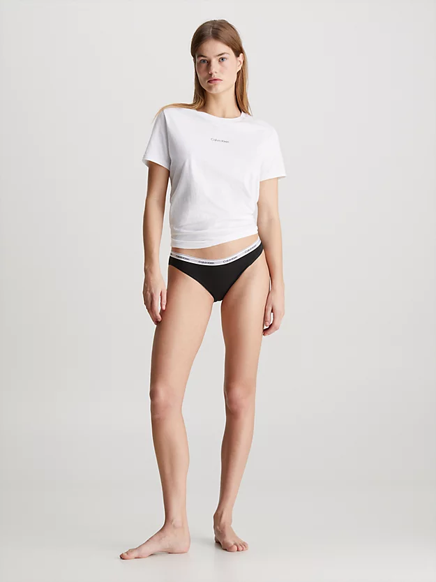Conjunto com 3 calcinhas de biquíni de cintura baixa