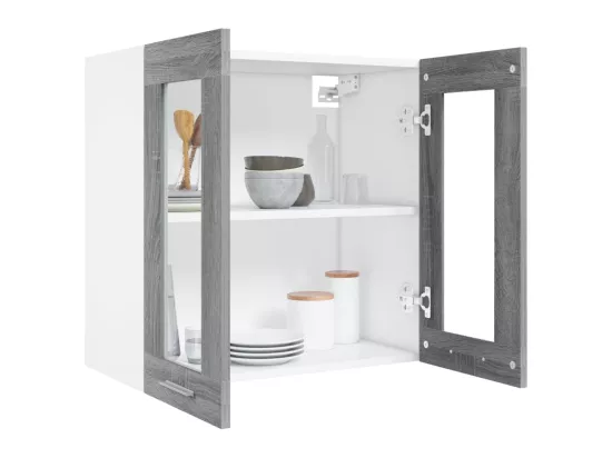 Armoire en verre suspendue 