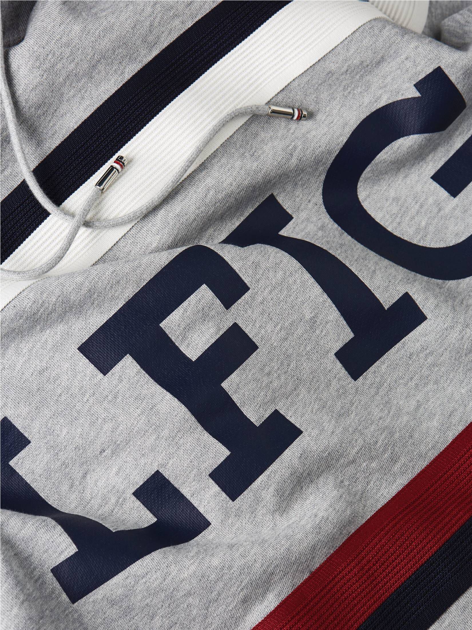 Tommy Hilfiger| Herren Hoodie GLOBAL STRIPE MONOTYPE
