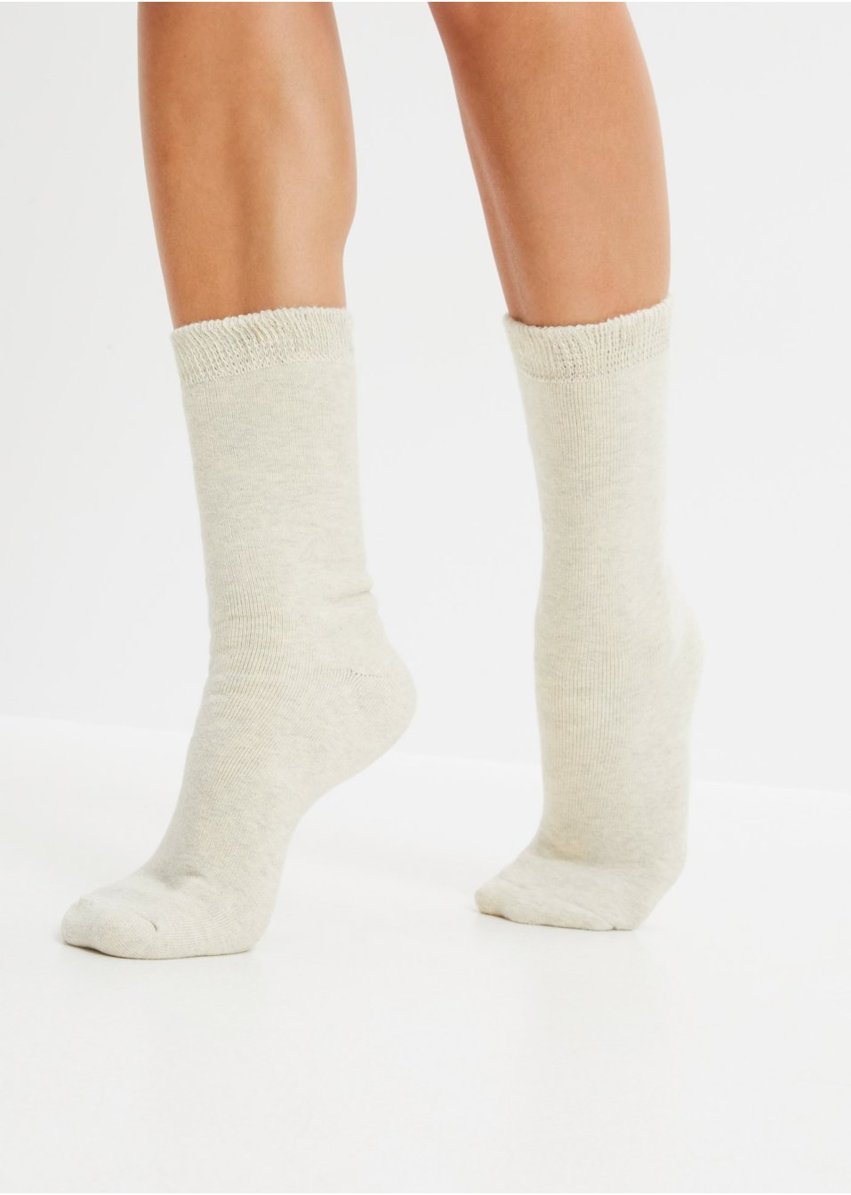 Lot de 4 paires de chaussettes thermo avec intérieur éponge