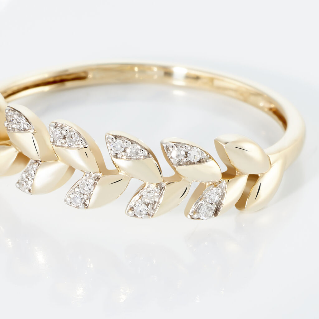 Bague Berinice Or Jaune Diamant