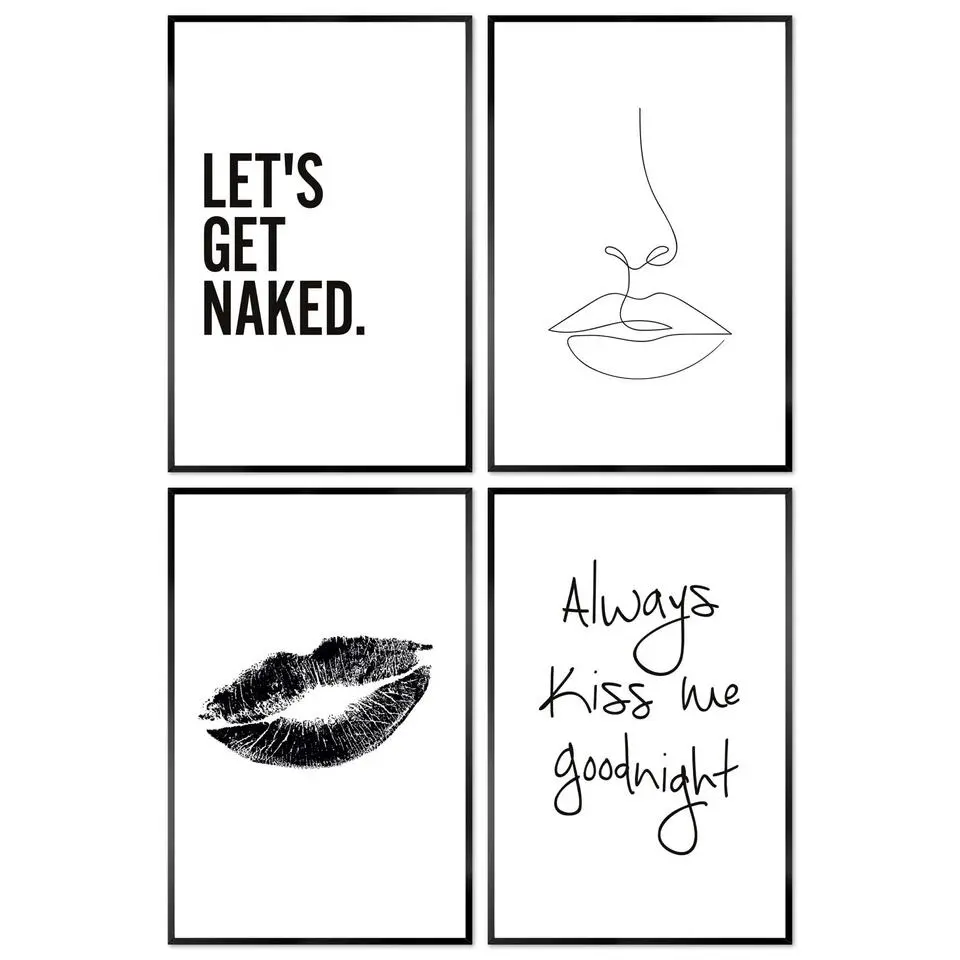 Set poster met lijst - Echte liefde