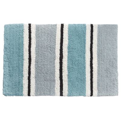 Tapis de bain double épaisseur jeu de rayures - BECQUET CRÉATION