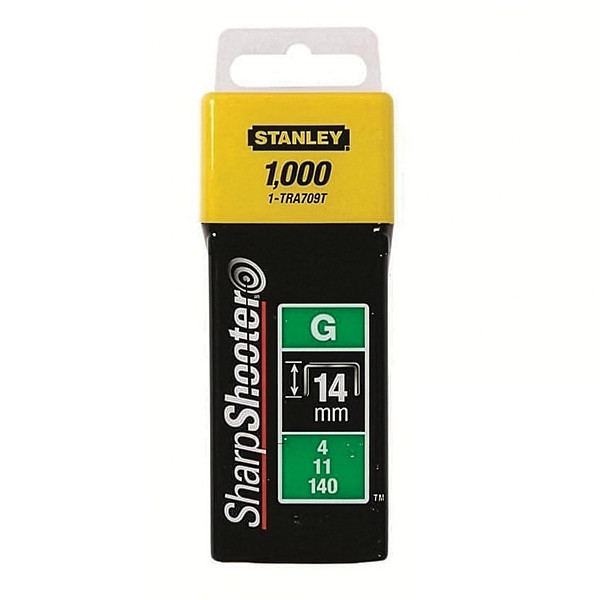 1000 agrafes type G 14 mm Stanley TRA709T