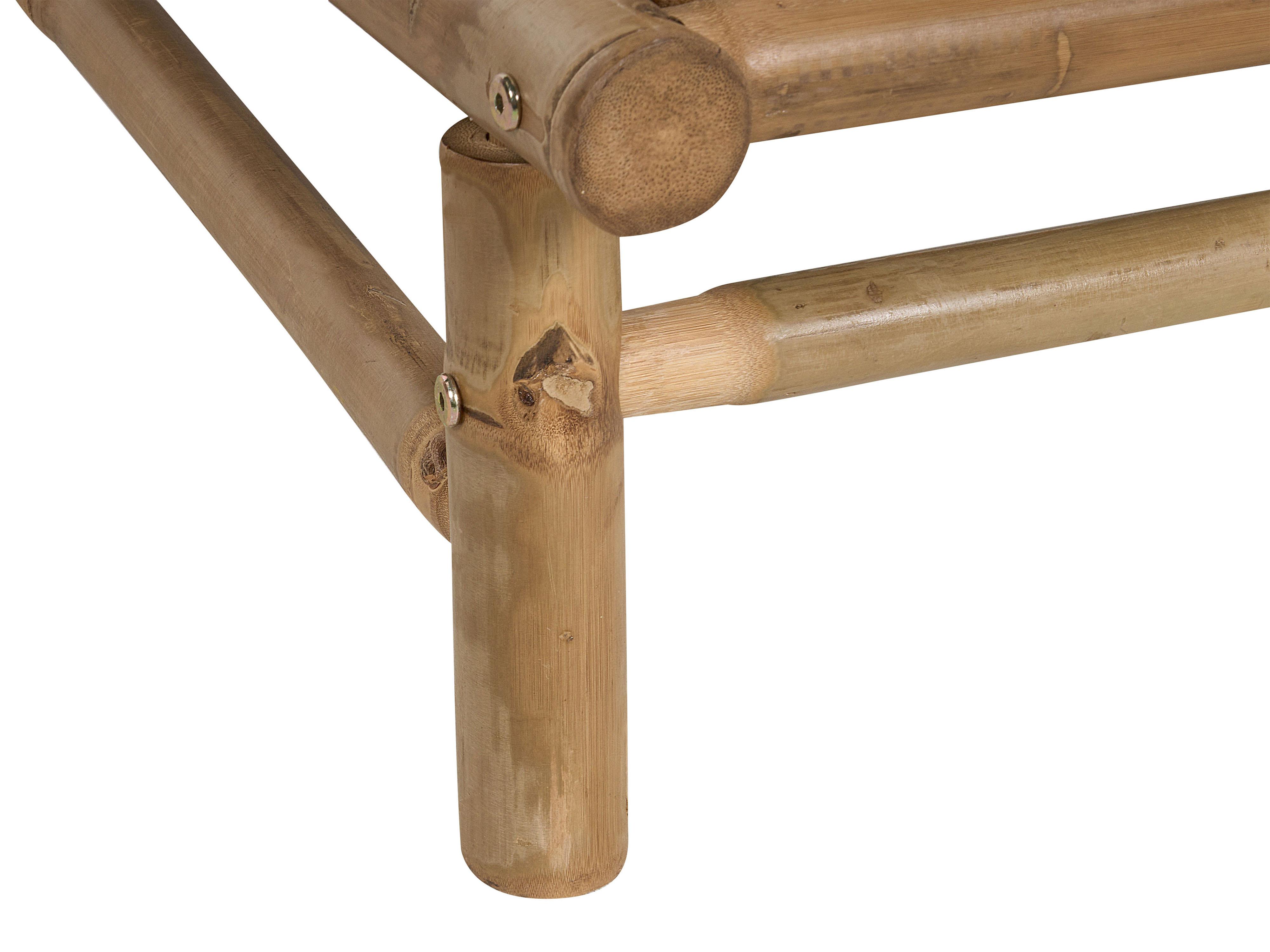 Loungeset met tafel 2-zits TODI Bamboehout Taupe