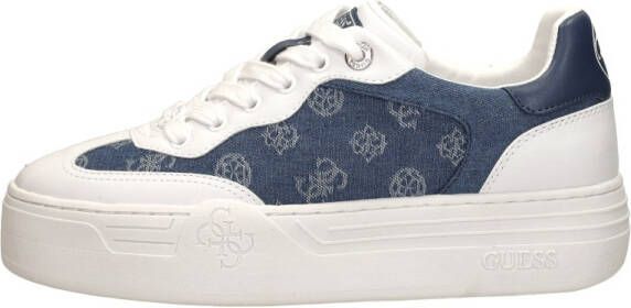 GUESS Dames Sneakers Swole2 Denim Blue Jeansblauw