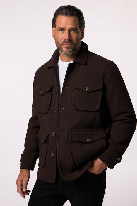 JP 1880 Fieldjacke, Wolloptik, bis 7 XL