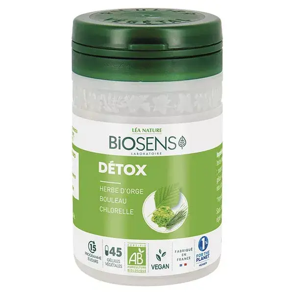 Biosens Organic Detox 45 cápsulas vegetais