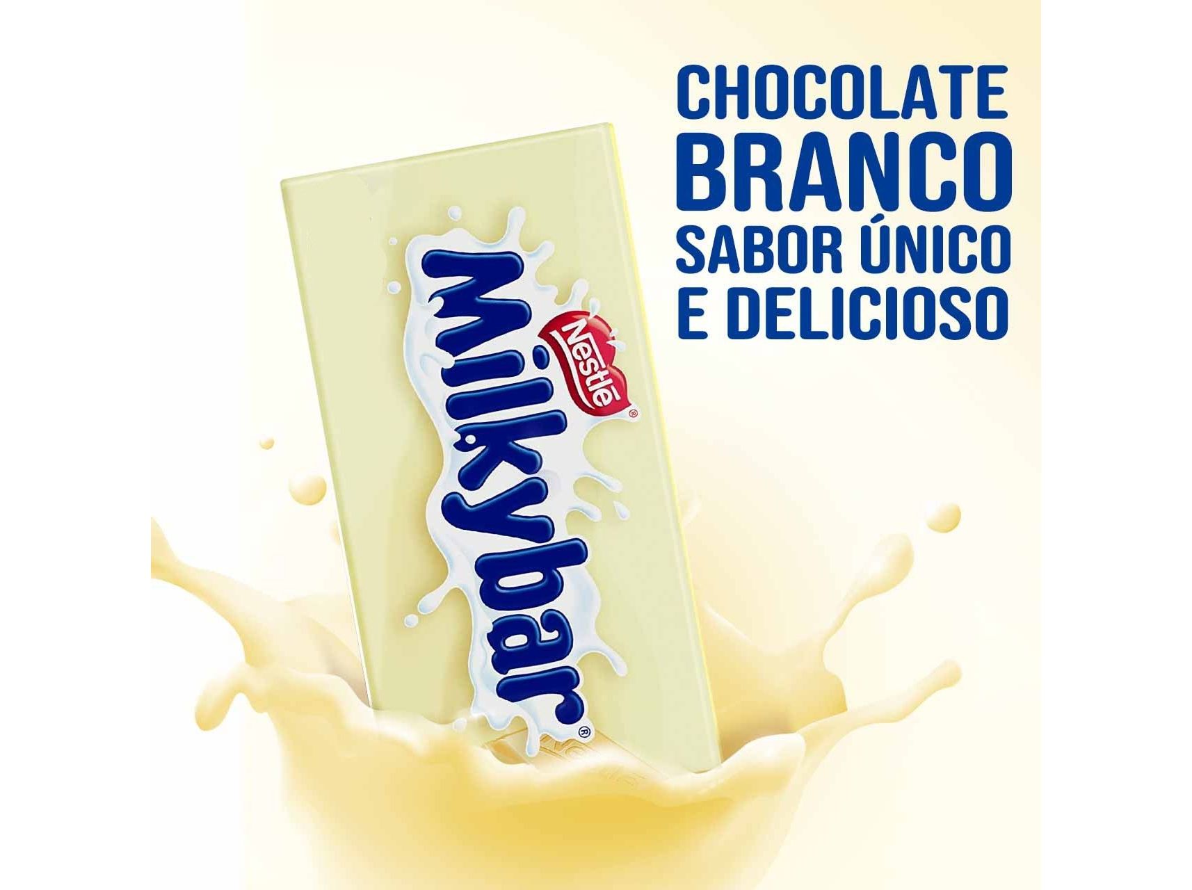 TABLETE NESTLÉ MILKYBAR CHOCOLATE BRANCO 100G