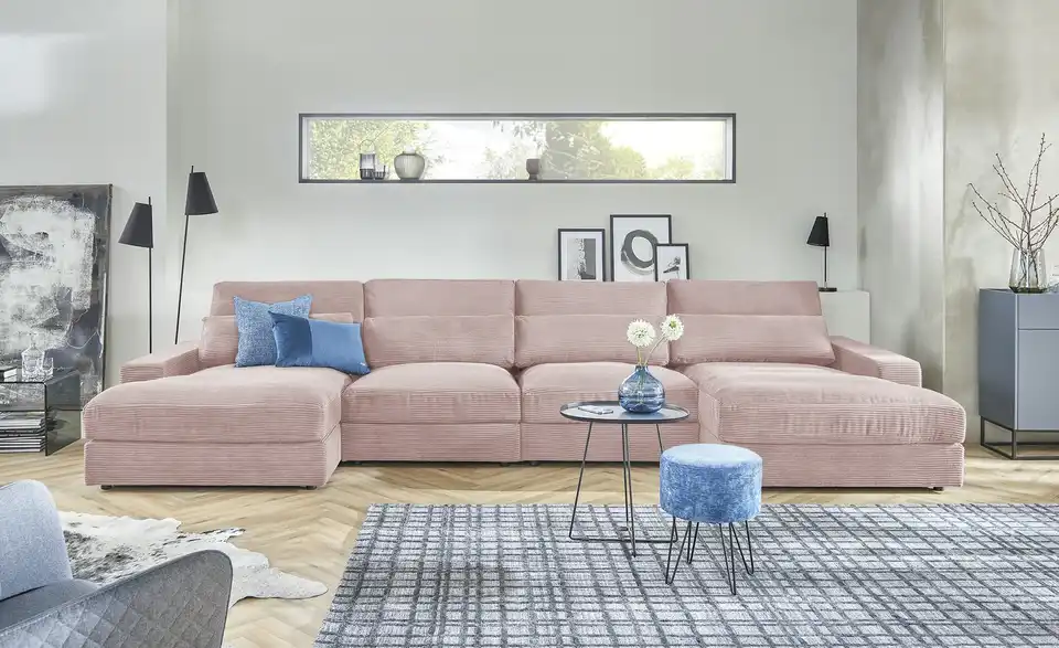 Element Branna Rosé Cordstoff 1-Sitzer