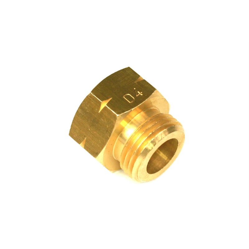 DREHMEISTER Gas Befüllstutzen D4 (KLF W21,8x1/14 LH)
