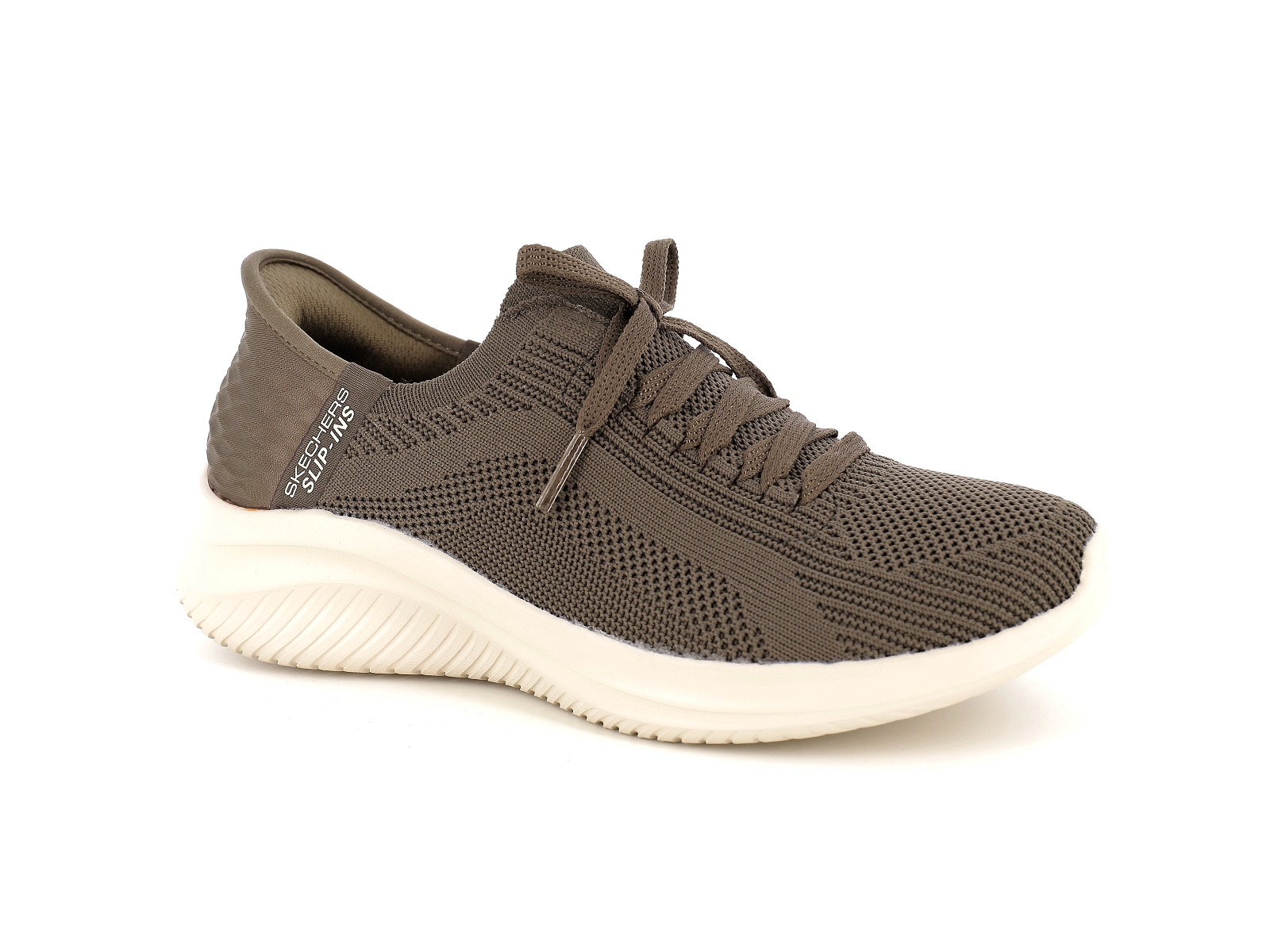 Skechers-ULTRA FLEX 3 0 SLIP INS Matières combinées Kaki